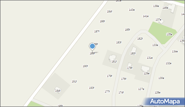 Radacz, Radacz, 189f, mapa Radacz