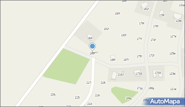 Radacz, Radacz, 195f, mapa Radacz