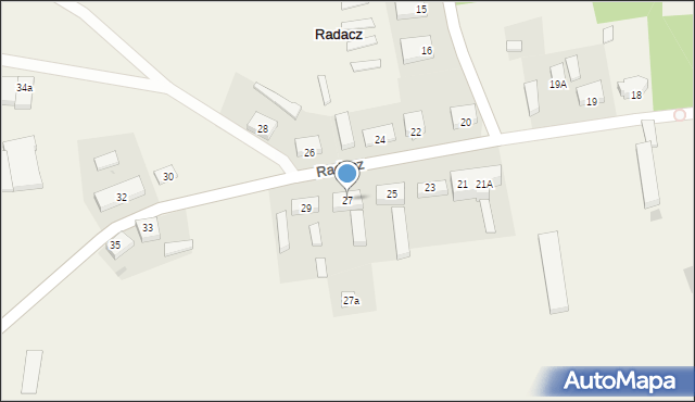 Radacz, Radacz, 27, mapa Radacz