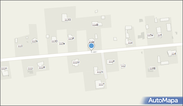 Radawiec Duży, Radawiec Duży, 112, mapa Radawiec Duży