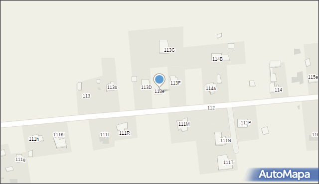 Radawiec Duży, Radawiec Duży, 113e, mapa Radawiec Duży