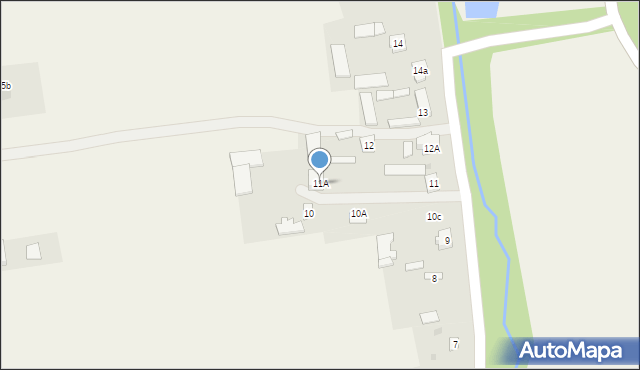 Radawiec Duży, Radawiec Duży, 11A, mapa Radawiec Duży