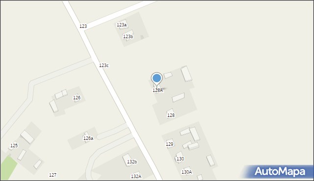 Radawiec Duży, Radawiec Duży, 128A, mapa Radawiec Duży