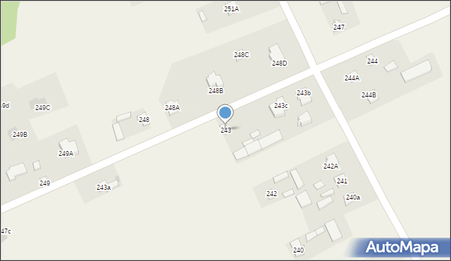 Radawiec Duży, Radawiec Duży, 243, mapa Radawiec Duży