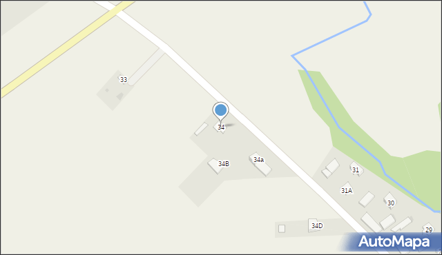 Radawiec Duży, Radawiec Duży, 34, mapa Radawiec Duży