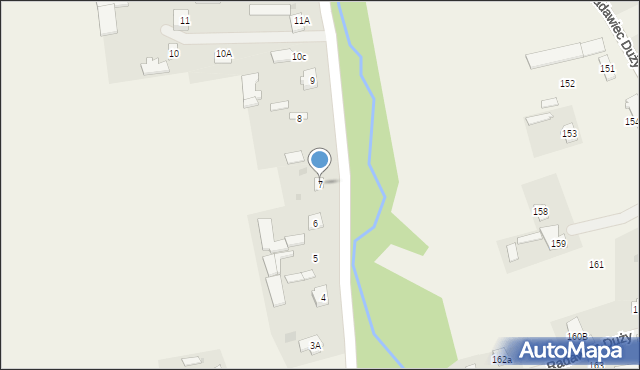 Radawiec Duży, Radawiec Duży, 7, mapa Radawiec Duży