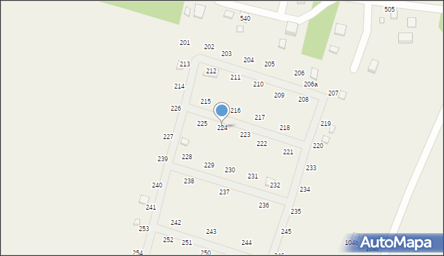 Radawka, Radawka, 224, mapa Radawka