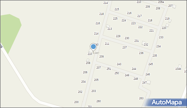 Radawka, Radawka, 241, mapa Radawka