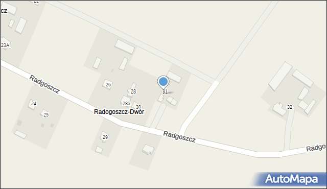 Radgoszcz, Radgoszcz, 27, mapa Radgoszcz