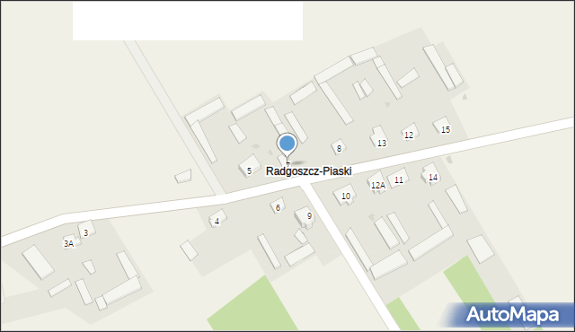 Radgoszcz, Radgoszcz, 7, mapa Radgoszcz