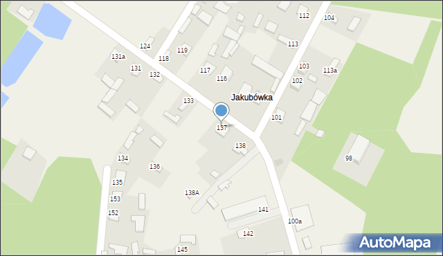 Radków, Radków, 137, mapa Radków