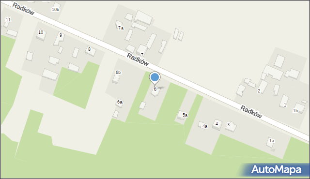 Radków, Radków, 6, mapa Radków