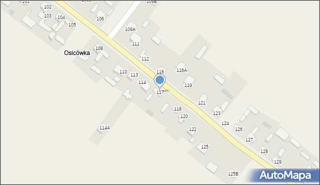 Radkowice, Radkowice, 117, mapa Radkowice