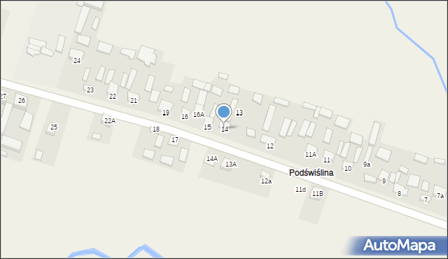 Radkowice, Radkowice, 14, mapa Radkowice