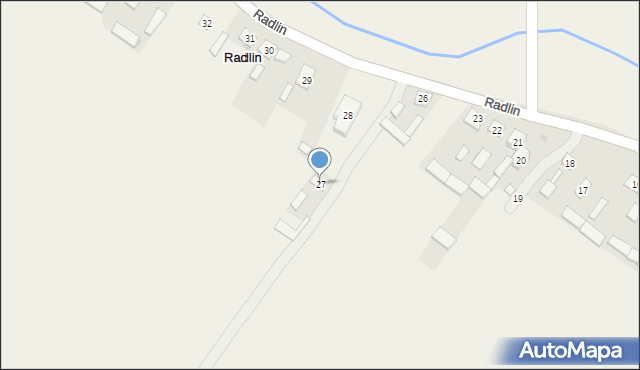 Radlin, Radlin, 27, mapa Radlin