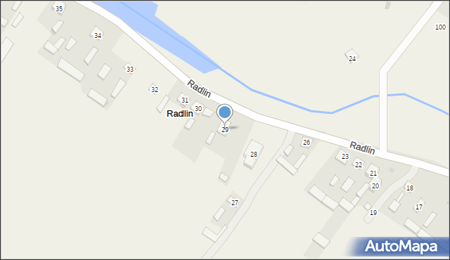 Radlin, Radlin, 29, mapa Radlin