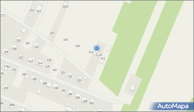 Radlin, Radlin, 313, mapa Radlin