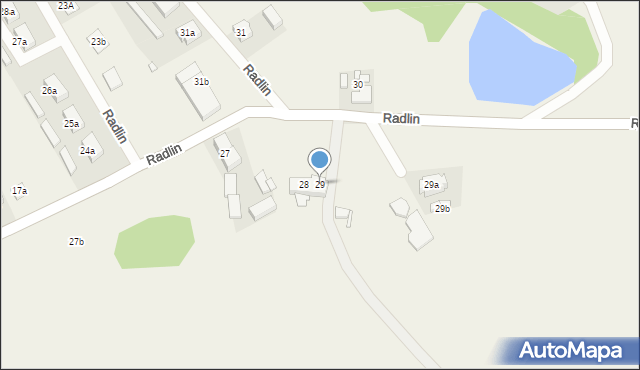 Radlin, Radlin, 29, mapa Radlin