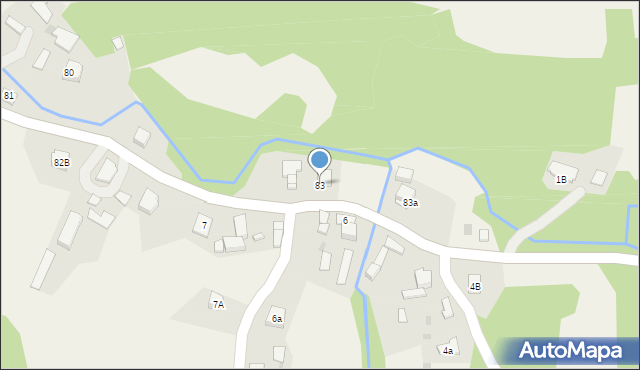 Radlna, Radlna, 83, mapa Radlna