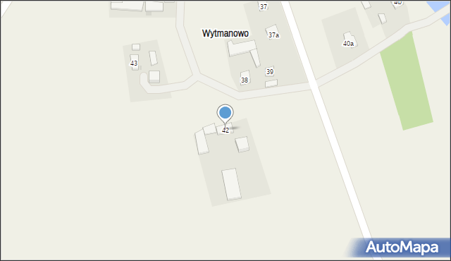 Radłowo, Radłowo, 42, mapa Radłowo