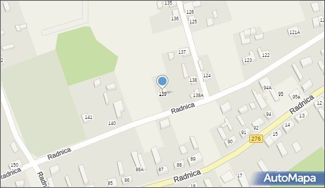 Radnica, Radnica, 139, mapa Radnica