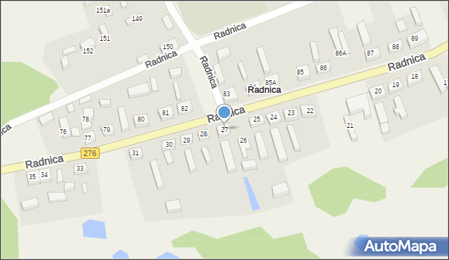 Radnica, Radnica, 27, mapa Radnica