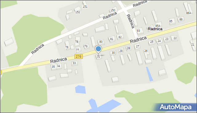 Radnica, Radnica, 31, mapa Radnica