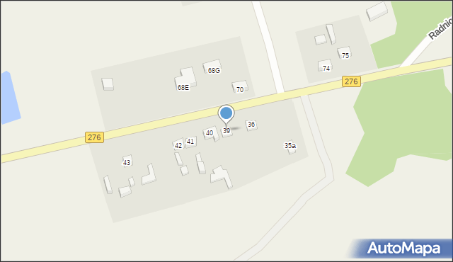 Radnica, Radnica, 39, mapa Radnica