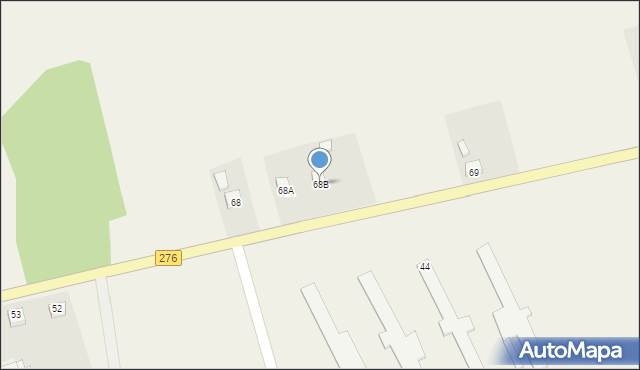 Radnica, Radnica, 68B, mapa Radnica