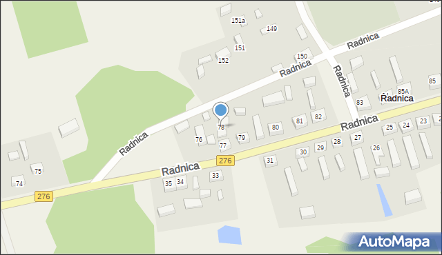 Radnica, Radnica, 78, mapa Radnica