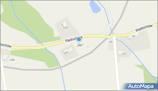 Radochów, Radochów, 129b, mapa Radochów