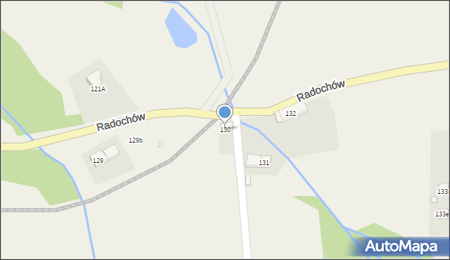 Radochów, Radochów, 130, mapa Radochów