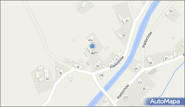 Radochów, Radochów, 39b, mapa Radochów