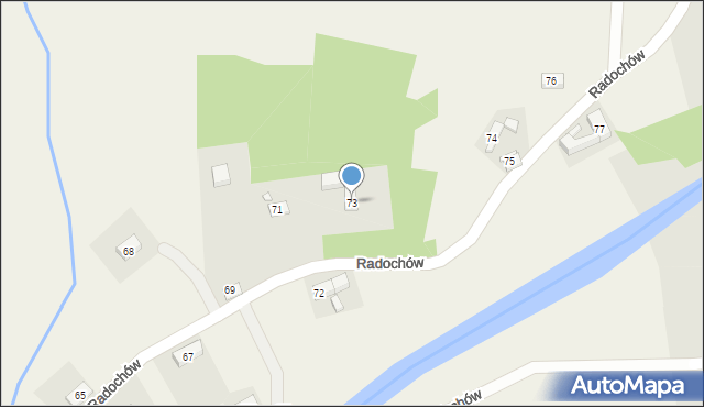 Radochów, Radochów, 73, mapa Radochów