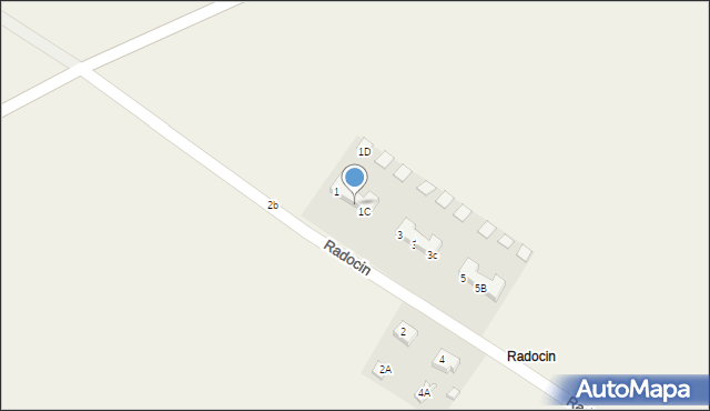 Radocin, Radocin, 1b, mapa Radocin