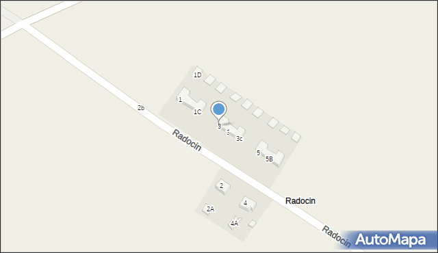 Radocin, Radocin, 3, mapa Radocin