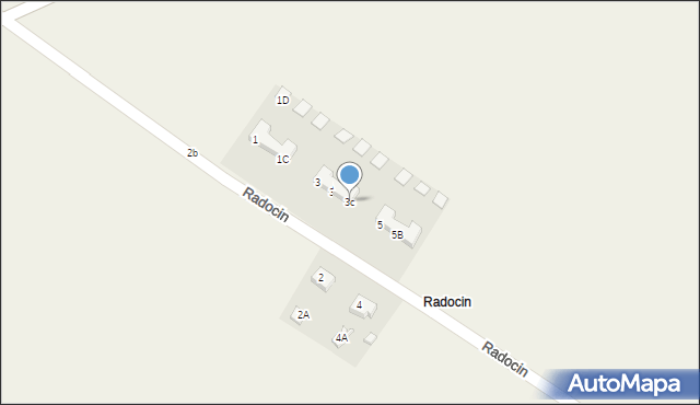 Radocin, Radocin, 3c, mapa Radocin