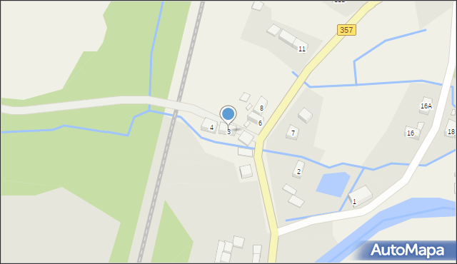 Radogoszcz, Radogoszcz, 3, mapa Radogoszcz