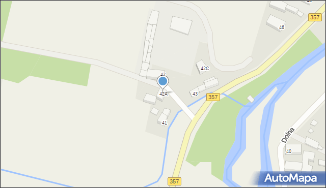 Radogoszcz, Radogoszcz, 42A, mapa Radogoszcz