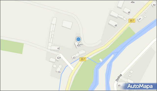 Radogoszcz, Radogoszcz, 42C, mapa Radogoszcz