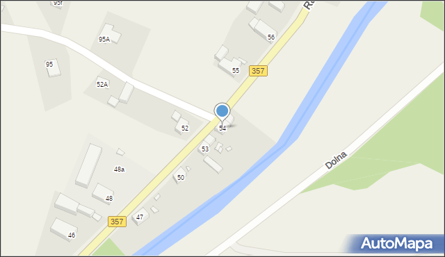 Radogoszcz, Radogoszcz, 54, mapa Radogoszcz