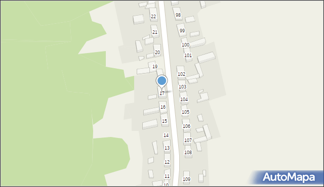 Radolin, Radolin, 17, mapa Radolin