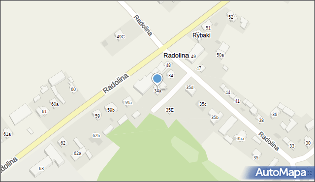 Radolina, Radolina, 34a, mapa Radolina