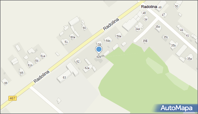 Radolina, Radolina, 62b, mapa Radolina