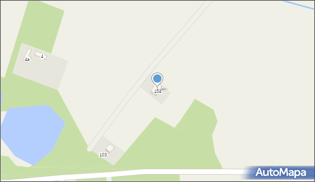 Radomice, Radomice, 104, mapa Radomice