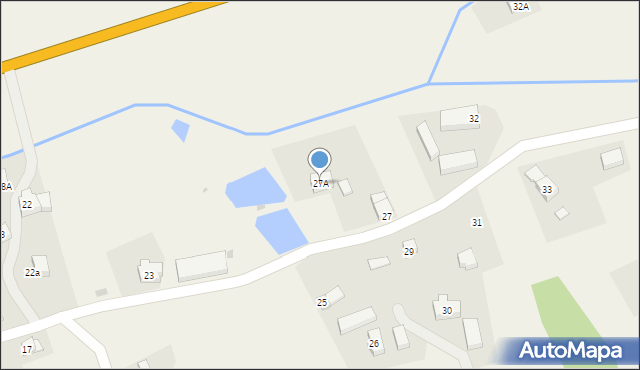 Radomierz, Radomierz, 27A, mapa Radomierz