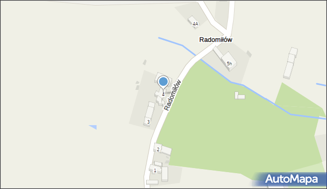 Radomiłów, Radomiłów, 4, mapa Radomiłów