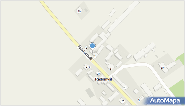 Radomyśl, Radomyśl, 2a, mapa Radomyśl