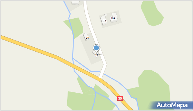 Radoniów, Radoniów, 18, mapa Radoniów