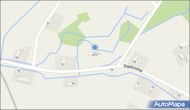 Radoniów, Radoniów, 60/2, mapa Radoniów